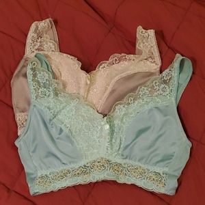 Vintage inspired bralettes